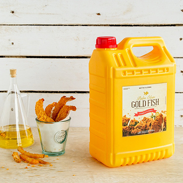 Palm Olein - GoldFish 5lt Yellow Jerrycan